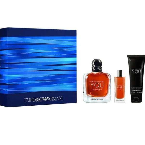 Armani Stronger With You Intensely EDP For Men 100ML Set