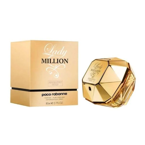 Paco Rabanne Lady Million Absolutely Gold EDP For Women 80ML