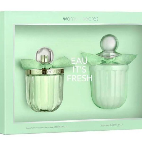 WOMEN SECRET EAU IT'S FRESH Gift Set EDT 100 ML + Body Lotion 200 ML