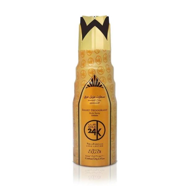 Nabeel Gold 24K Deodorant Spray  For Unisex 200ML